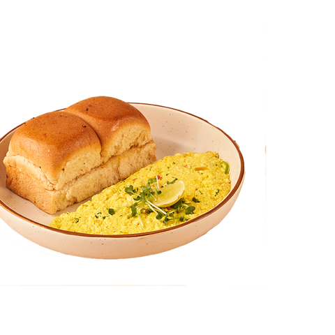 Cottage Cheese Bhurji With Maska Bun