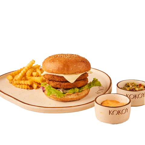 Masala Aloo Press Burger