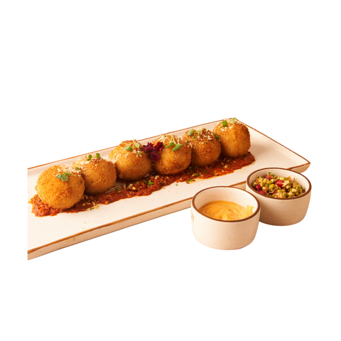 Arancini Cheese Balls With Chipotle Sauce